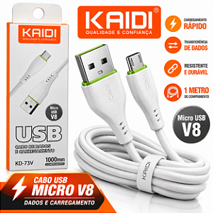 Cabo Kaidi KDPAN USB V8 Carregamento Rapido VPN