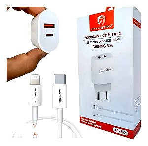 Carregador Cabo Tipo C com Iphone Hmaston Turbo 50w