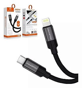 Cabo Carregador Hmaston Iphone x Tipo c  Rápido Turbo 27w Para iPhone