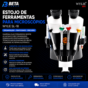 Estojo De Armazenamento De Ferramentas Microscópios Wylie