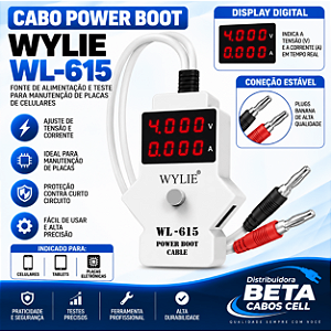 Cabo De Alimentação Fonte Bancada Dedicado Iboot Para iPhone WYLIE WL 615