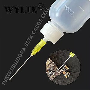 Dispenser Com Ponta Agulha Para Fluxo Álcool 50ml Wylie