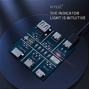 Placa Testador De Cabo De Dados Usb Type-c Tipo C WYLIE