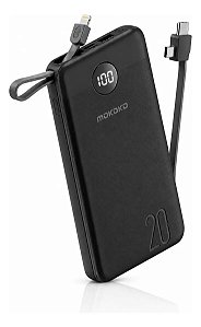 Carregador Power Bank 20000 mAh Powerbank VPN