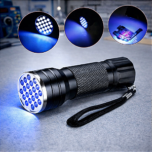 Lanterna Uv Ultra Violeta Com 21 Leds Wylie Wl 328