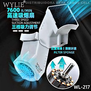Sugador De Fumaça Com Led Para Microscópio Wylie Wl 217