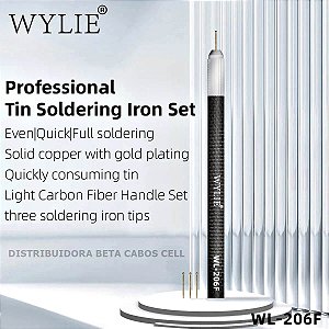 Ferramenta Para Arrastar Solda Wylie Agulha Para Arrastar Estanho Cabo Fibra WL 206f