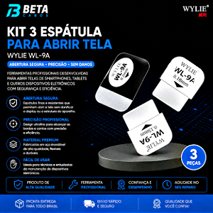 Espátula Para Abrir Tela 3 em 1 WYLIE WL 9A