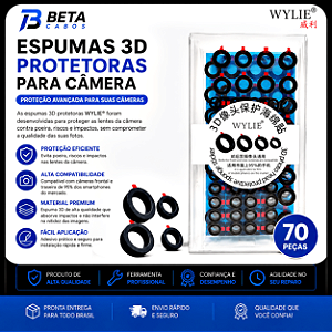 Espumas 3D Protetoras para Câmera Caixa 70 pçs