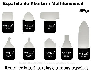 Kit Espatula Profissional 8 Em 1 WYLIE WL 3A
