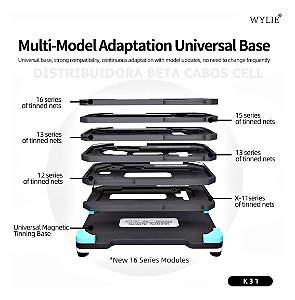 Suporte Interposer iPhone X Ao 16PM Wylie WL K31