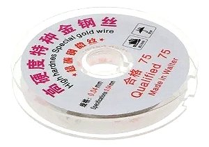 Fio de Aço 0.04mm Tira Tela Para Separação de Vidro LCD 200 Metros