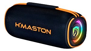 Caixa De Som Bluetooth Portátil 40w H'maston Tws Rgb