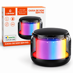 Caixa De Som Bluetooth Led