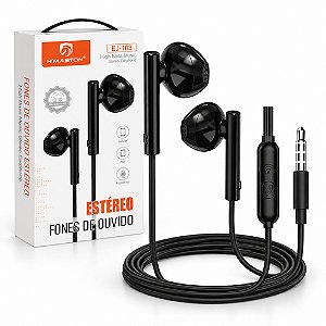 Fone De Ouvido Hmaston Com Fio Ej 103 EJ103