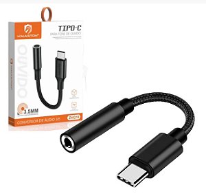 Cabo Adaptador Conversor Tipo c Type C para P2 Femea