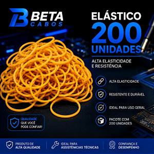 Elastico Rubber Band com 200 Elasticos Ajuda Fixação Tela Celular
