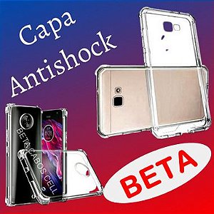 Capa Transparente Antishock para Motorola One Macro