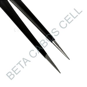 Pinça Esd Profissional TS 11 Anti Estatico Reta Manutenção Celular Anti-Magnética Anti-Estática Anti ácida e não Corrosiva