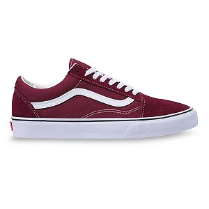 tenis vans feminino vermelho escuro