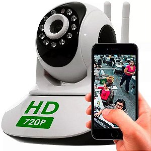 Ip Camera Wifi 3 Antenas Hd 720p Noturna