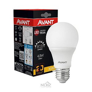Lâmpada LED Bulbo Luz Branca 4,8W Avant Bivolt
