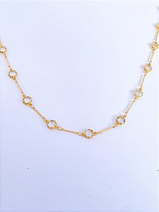 ✨ Colar Feminino Folheado a Ouro 18K – Modelo Luana ✨