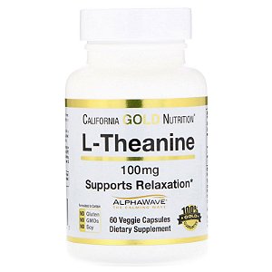 L-teanina - 100mg - 60 caps - California Gold Nutrition