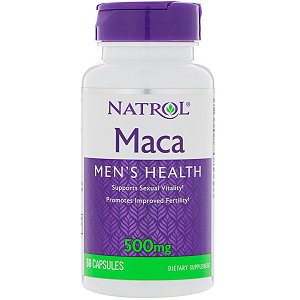Maca Peruana Natrol - 500mg - 60 cápsulas