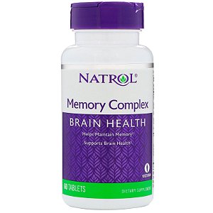 Memory Complex Natrol - 60 cápsulas (multivitamínico para o cérebro/memória)