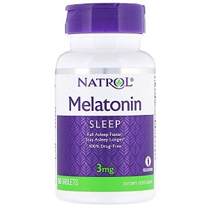 Melatonina - 3mg - 60 tabs - Natrol
