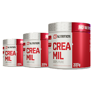 Creatina Monohidratada Creamil MD Nutrition – 300g | Kit com 3 Unidades