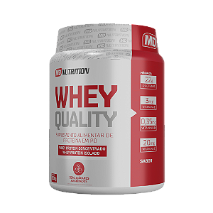 Whey Quality Proteína 2W - 900g com Glutamina, Creatina, L-Lisina, Vitaminas E, C e B6 | MD Nutrition