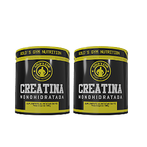 Creatina Gold’s Gym 300g - 2 Potes | Pureza - Alta Performance
