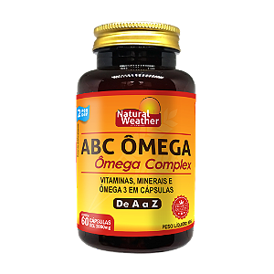 ABC Ômega Natural Weather – Polivitamínico com Ômega 3 | 60 Cápsulas