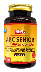 ABC Sênior Natural Weather 60 Cápsulas - Polivitamínico Adicionado de Ômega 3