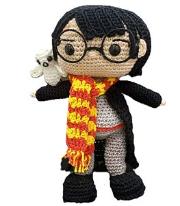 Harry Potter Amigurumi Crochê Artesanato feito a Mão com muito carinho