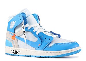 jordan off white azul