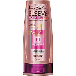 Condicionador Elséve Quera Liso c/ Micro Queratina 200ml - L'oréal