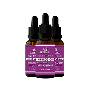 Kit 03 Melomel Bee Force Equilibrium 30mL HerboMel Natural