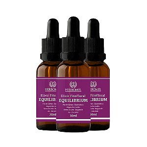 Kit 03 Fitofloral Equilibrium 30ml HerboMel Natural