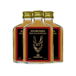 Kit 03 Hidromel 200ml HerboMel Natural
