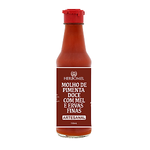 Molho de Pimenta com Mel Artesanal 150mL HerboMel Natural | LANÇAMENTO