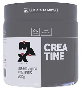 CREATINA 100% PURA MAX TITANIUM 300G