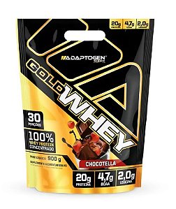 Gold Whey 100% Concentrada refil 900g- Adaptogen