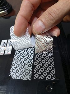 1.000 Lacres VOID 1x1,5 cm PRATA ou BRANCO