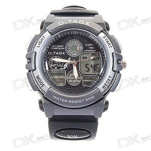 Relógio Enrugado com Taquimetro à Prova d'Água Hoops 2