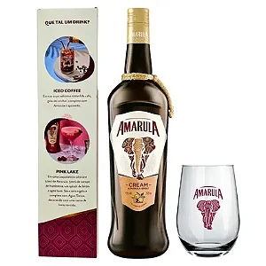 Kit Licor Amarula 750 ml + copo