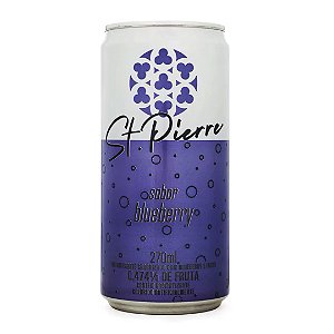 Refrigerante Lata Sabor Blueberry St. Pierre - 270 ml