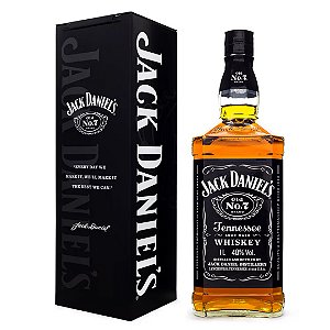 Lata Exclusiva Comemorativa + Whiskey Jack Daniel's - 1L